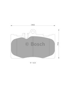 Bosch 0986AB2286 Brake Pad Set DB1496BL - Set