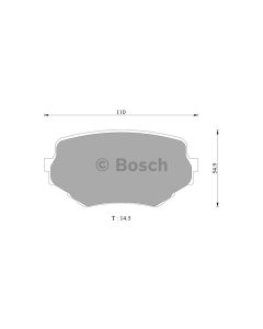 Bosch 0986AB2319 Brake Pad Set DB1312BL - Set