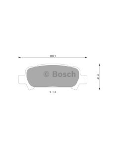 Bosch 0986AB2334 Brake Pad Set DB1379BL - Set