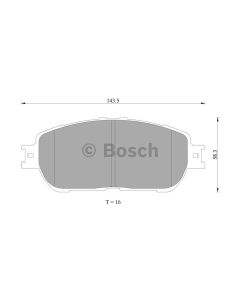 Bosch 0986AB2388 Brake Pad Set DB1490BL - Set