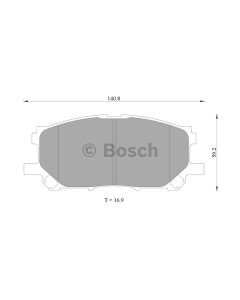 Bosch 0986AB2391 Brake Pad Set DB1517BL - Set
