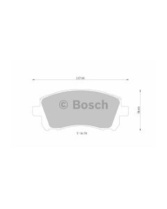 Bosch 0986AB2533 Brake Pad Set DB1342BL - Set