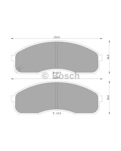 Bosch 0986AB3029 Brake Pad Set DB1489BL - Set