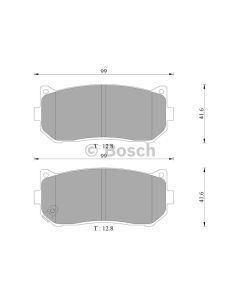 Bosch 0986AB3069 Brake Pad Set DB1466BL - Set
