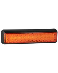 LED Autolamps 200BAM 200 Single Series Indicator Lamp - Black Bracket (Blister)