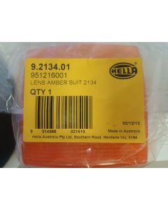 Hella 9.2134.01 Replacement Amber Lens to suit Hella 2134 Indicator