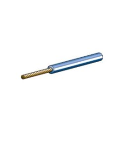 Blue with White Trace Single Core Cable 3mm (1m)