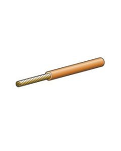 Orange Single Core Cable 3mm - Cut to Length
