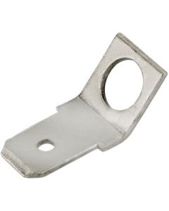 Quikcrimp DT145 Angled quick connect tab non-insulated (stud dia. 4.3mm)