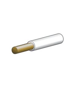 White Single Core Cable 6mm - Cut to Length