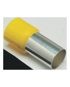 Quikcrimp 25mm Pre Insulatedend Sleeve (Boot Lace) Ferrules, 35mm2 