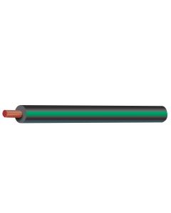 TYCAB CW1430 4mm Single Core Cable Black with Green Tracer 100m Roll