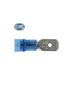 Hella PC Insulated Male Blade Terminals - Blue (Pack of 10) (8218) 