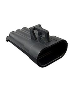 Delphi 12129615 3 Way Black Metri-Pack 150 Sealed Male Connector, Max Current 14 amps