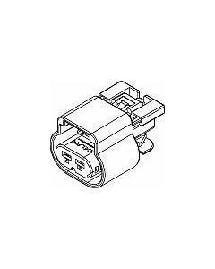 Delphi 15326677 2 Way Black GT 280 Sealed Female Connector Assembly, Max Current 25 amps