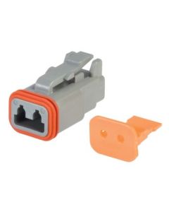 Hella Mining 9.HM4940 2-Way Male DT Connector (Incl. Wedge) (Pack of 15)