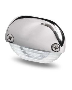 Hella 2JA958126031 Step Lamp LED White Stainless Steel Cap