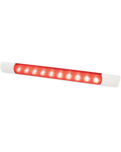 Hella 2JA980881702 LED Courtesy Surface Mount Strip Lamp - 24V (Red Light)