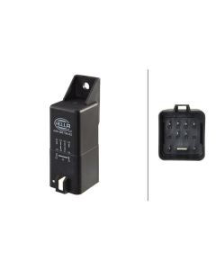 Hella 4RV008188621 Pre-Glow Relay Control Unit - 9 Pin (12V)