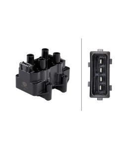 Hella 5DA193175421 Ignition Coil - 12V