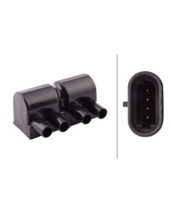 Hella 5DA193175581 Ignition Coil - 12V