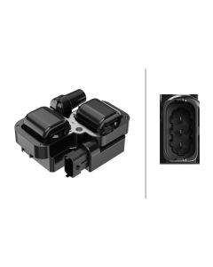 Hella 5DA193175991 Ignition Coil - 12V