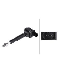 Hella 5DA358000111 Ignition Coil, 3 Pin For Mercedes-Benz