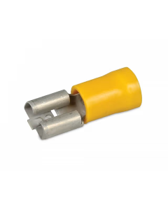 Hella 8202 Push-On Female Crimp Terminals - Yellow (Blister Pack 15)