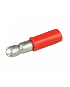 Hella 8220 Male Bullet Connectors - Red (Blister Pack of 12)