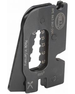 Hella 8PE863807201 Crimping Pliers Insert Metal, Black