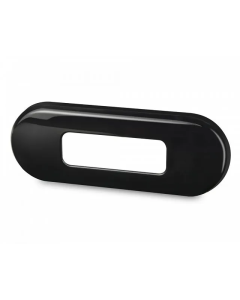 Hella 95968600 Rectangular Rim - Black Plastic