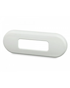 Hella 95968601  Rectangular Rim - White Plastic
