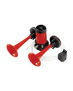 Hella Air Horn Kit - Dual Trumpet, 24V DC (6027)