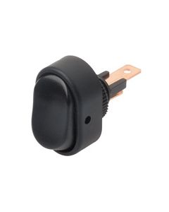 Hella 4475 Compact On-On Changeover Rocker Switch - Black