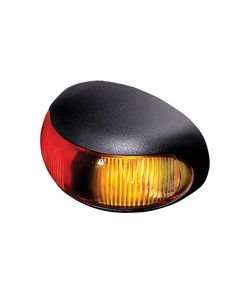 Hella DuraLed Side Marker - Red / Amber Illuminated (2053)