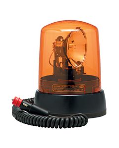 Hella KL7000 Series Amber - Magnetic Mount, Dual Voltage 12/24V DC (12V Globe) (1729)