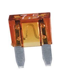 Hella 8772MINI 7.5A Brown Mini Blade Fuses (Pack of 10)
