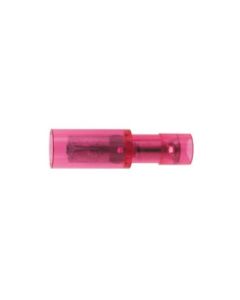 Hella PC Fully Insulated Female Bullet Terminals - Red, 4.0mm (Pack of 10) (8227)