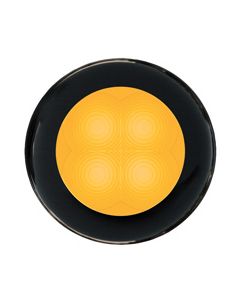 Hella Round LED Courtesy Lamp - Yellow, 12V DC (98050701)