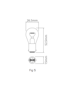Ionnic 1058/10 Globe Halogen 12V 21W BA15D