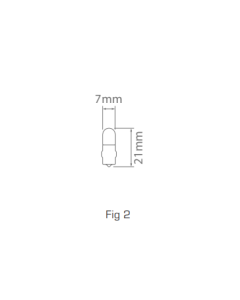 Ionnic 2692/10 Globe Halogen 24V 2W BA7S