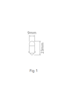 Ionnic 3893/10 Globe Halogen 12V 4W BA9s