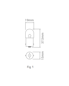 Ionnic 5637/10 Globe Halogen 24V 10W BA15s