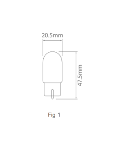 Ionnic 7443/10 Globe Halogen Wedge 12V 21/5W T20