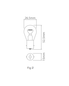 Ionnic 7511/10 Globe Halogen 24V 21W BA15s
