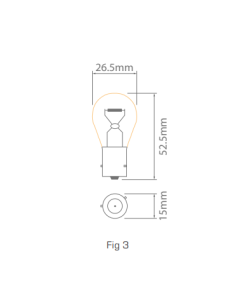 Ionnic 9507/10 Globe Halogen Truckstar Pro 24V 21W BAU1