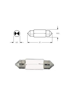 Hella L245 Festoon Globe for Rear Position, Marker & Clearance Lamps (Box of 10)