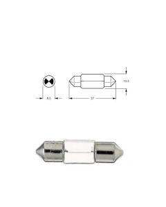Hella L125 Festoon Globe for Rear Position, Marker and Clearance Lamps (Box of 10)