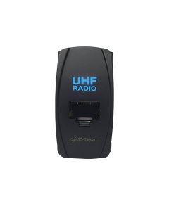 Lightforce CBRJ45UB RJ45 Universal Carling Style UHF Passthrough Connector - Blue