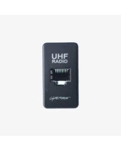 Lightforce CBRJ45DM UHF Face Plate RJ45 to Suit Isuzu D-MAX & MUX - White